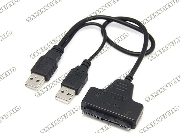 &u+  CABLE ADAPTADOR USB 2.0 A SATA 2.5 DISCOS RIGIDOS Y SSD (3175)